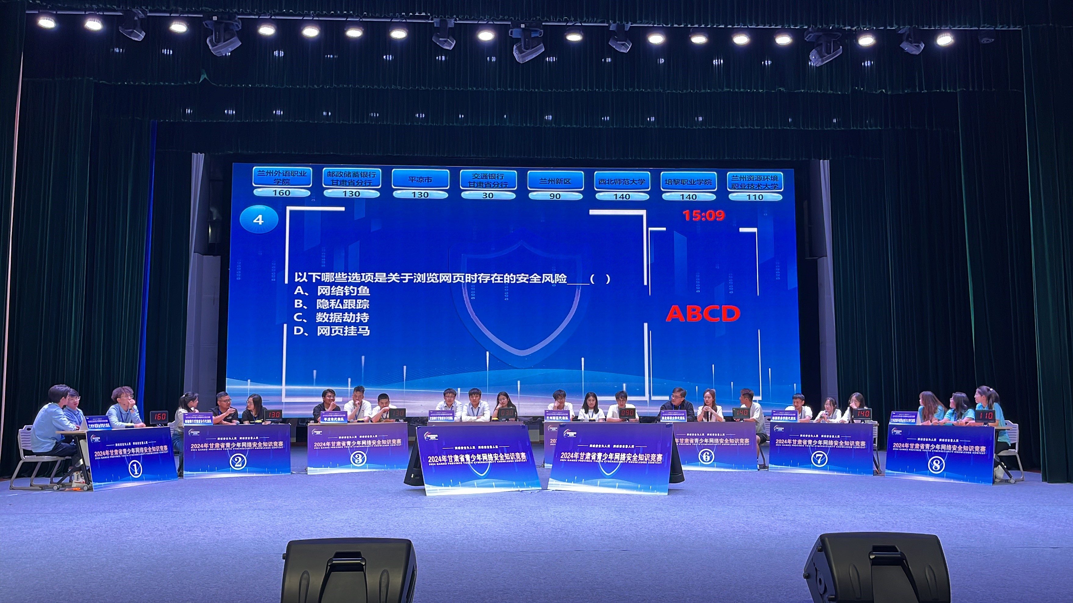 2024年甘肃省青少年网络安全知识竞赛在庆阳市举行